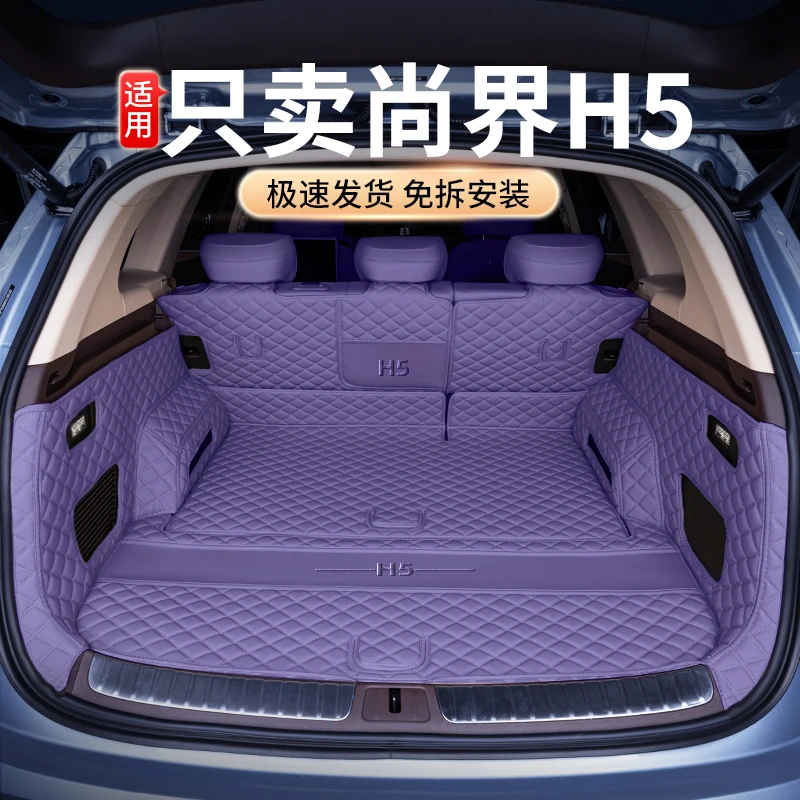 适用于25款尚界H5全包围后备箱垫尚界h5专用改装内饰汽车尾箱垫