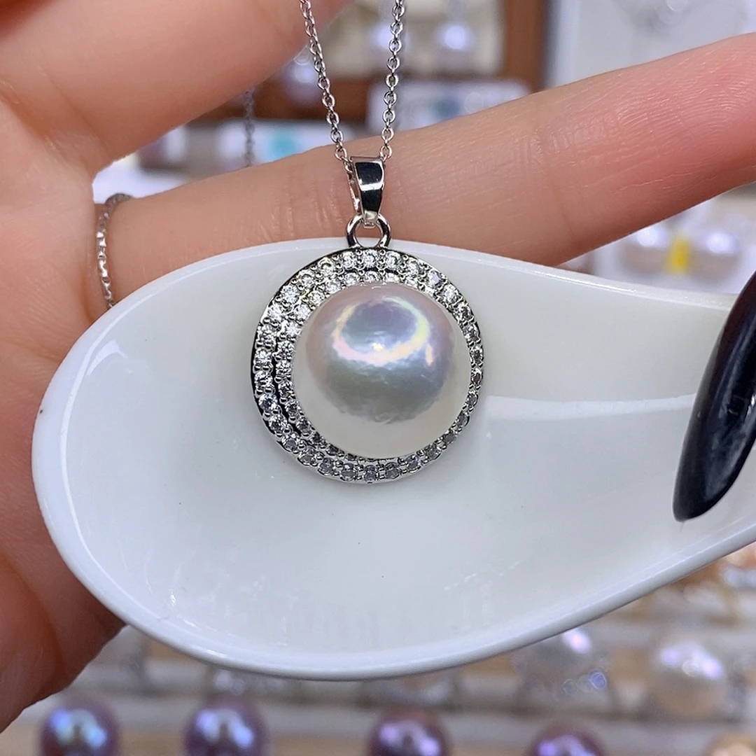 淡水珍珠颈饰合金F