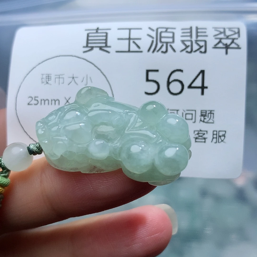 翡翠未镶嵌颈饰564