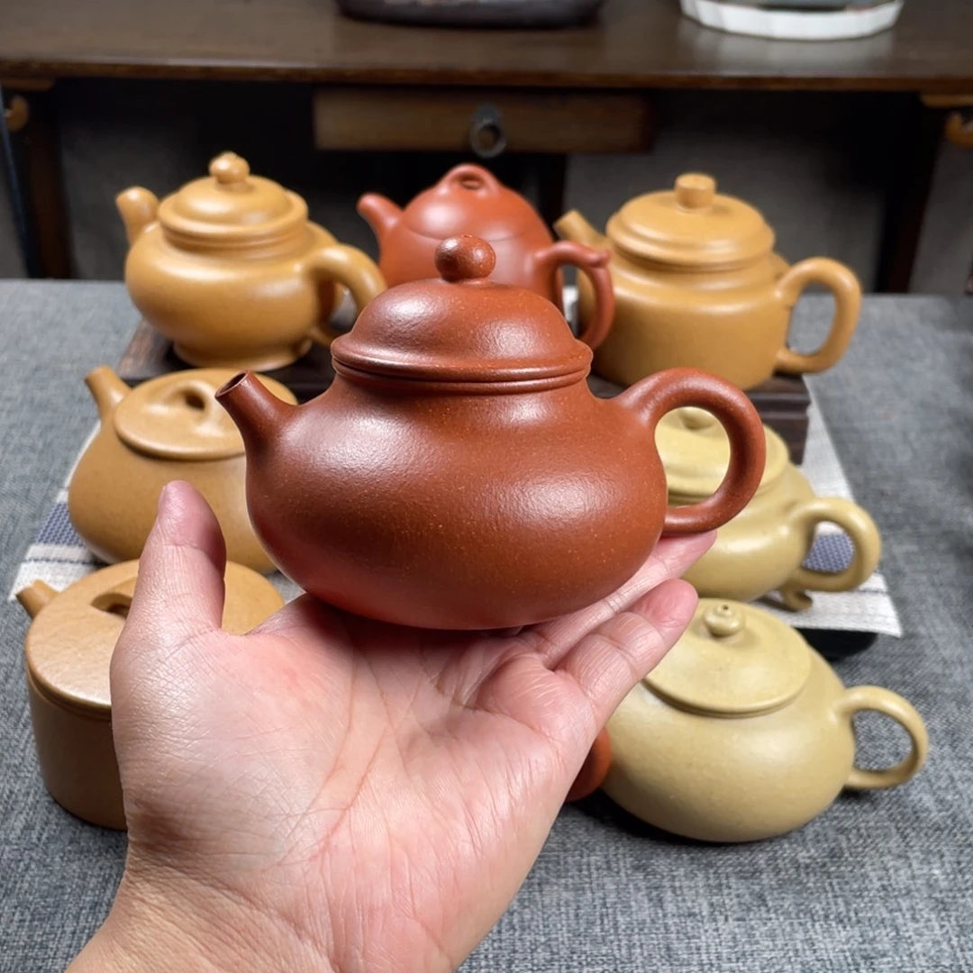 (***)茶壶紫砂红降坡容天全手40目200