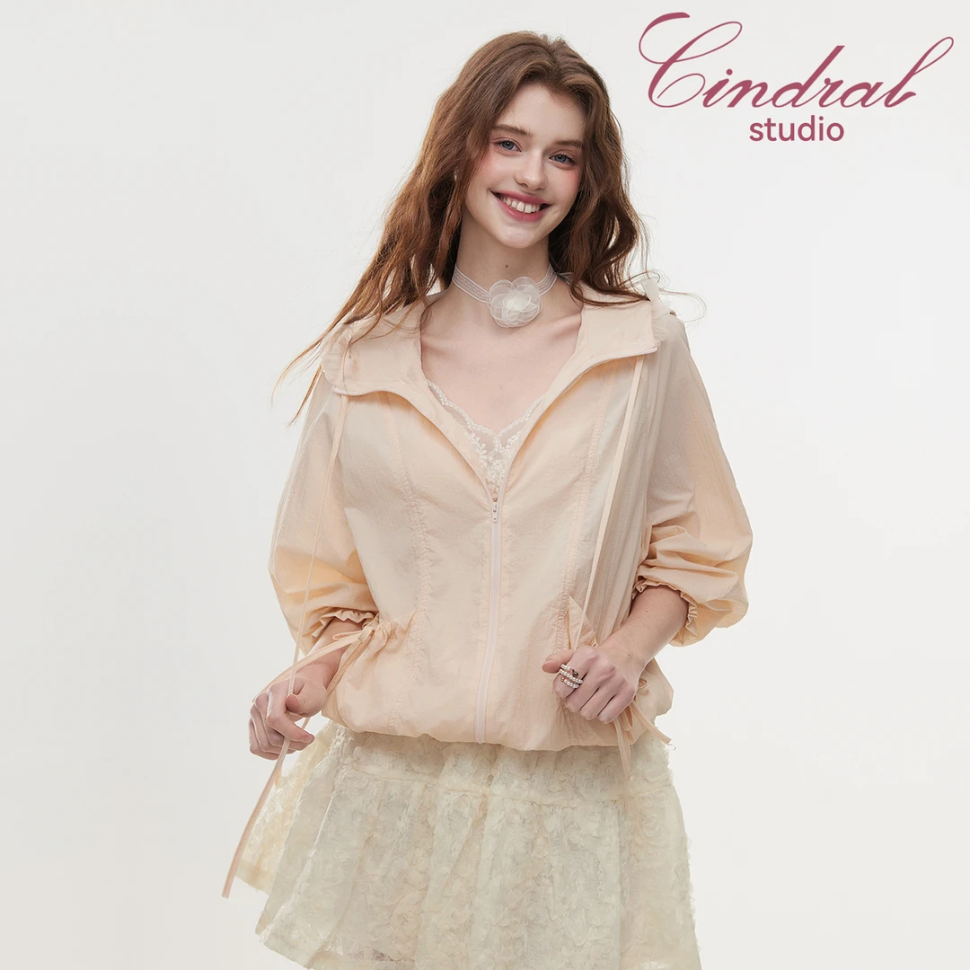 【熙地】2025夏季酷飒风时尚百搭休闲宽松防晒服 C85XU0169L