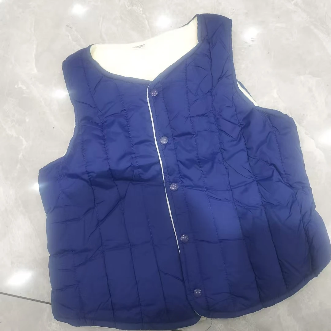 好看时尚保暖丝棉男女同款马甲