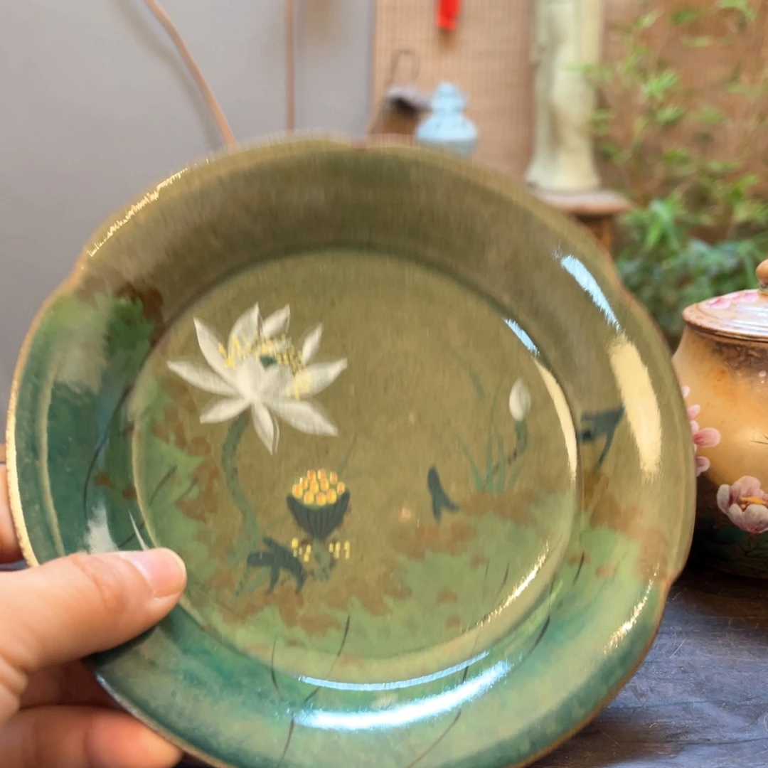 杯景德镇柴烧手绘陶瓷