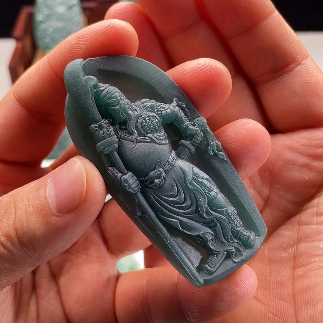 定制翡翠未镶嵌麦****制二爷