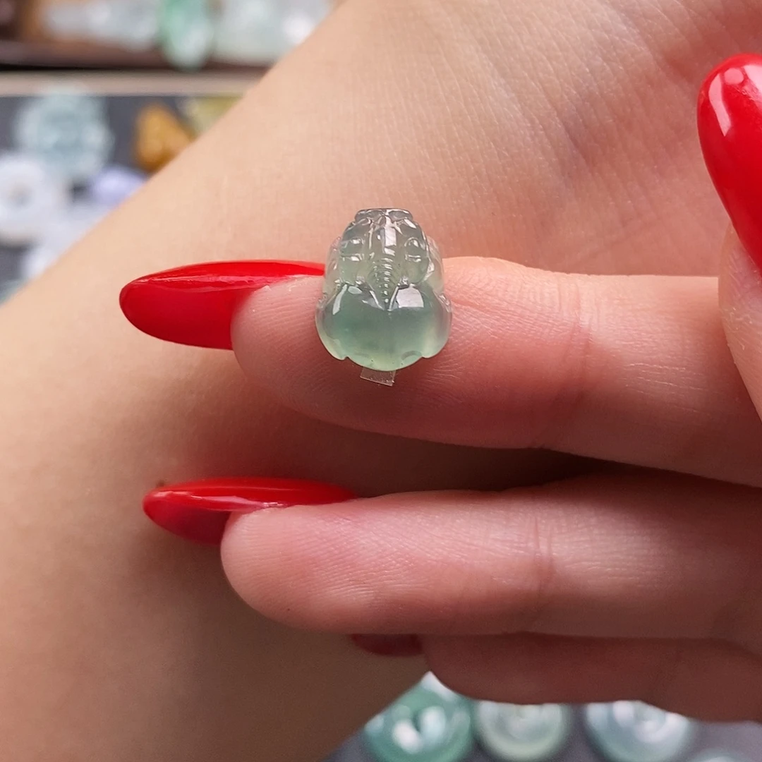 翡翠未镶嵌颈饰貔貅