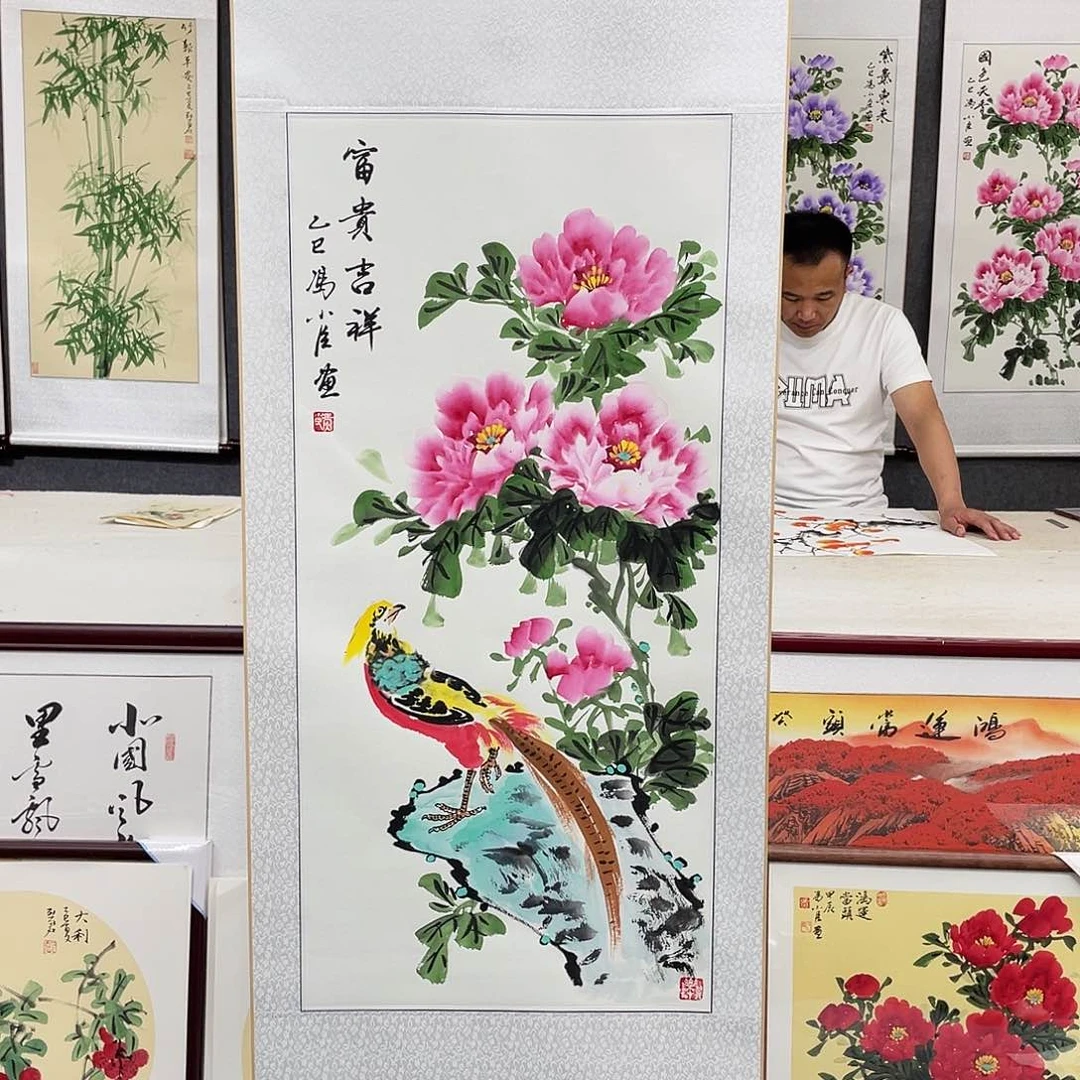 国画手绘作品手绘作品