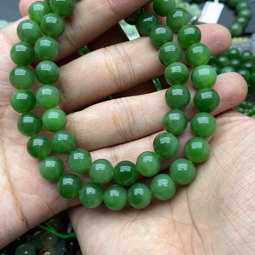 和田玉（碧玉）未镶嵌项链