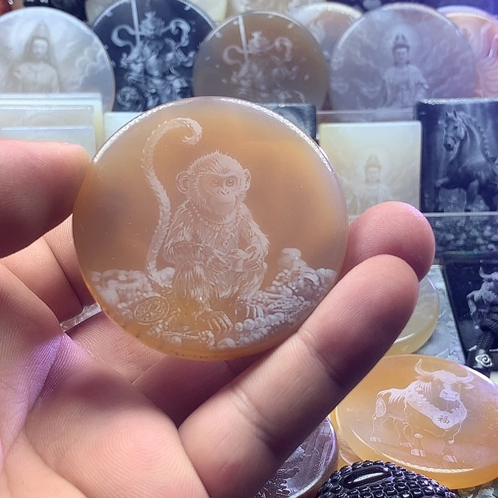 未镶嵌颈饰玛瑙/玉髓滚****水