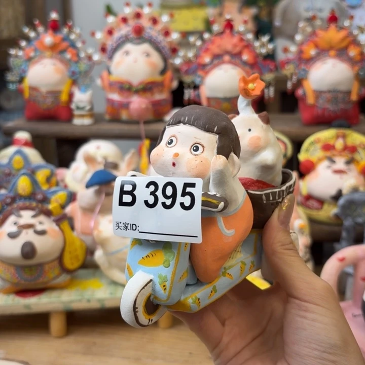 摆件手捏陶艺摆件