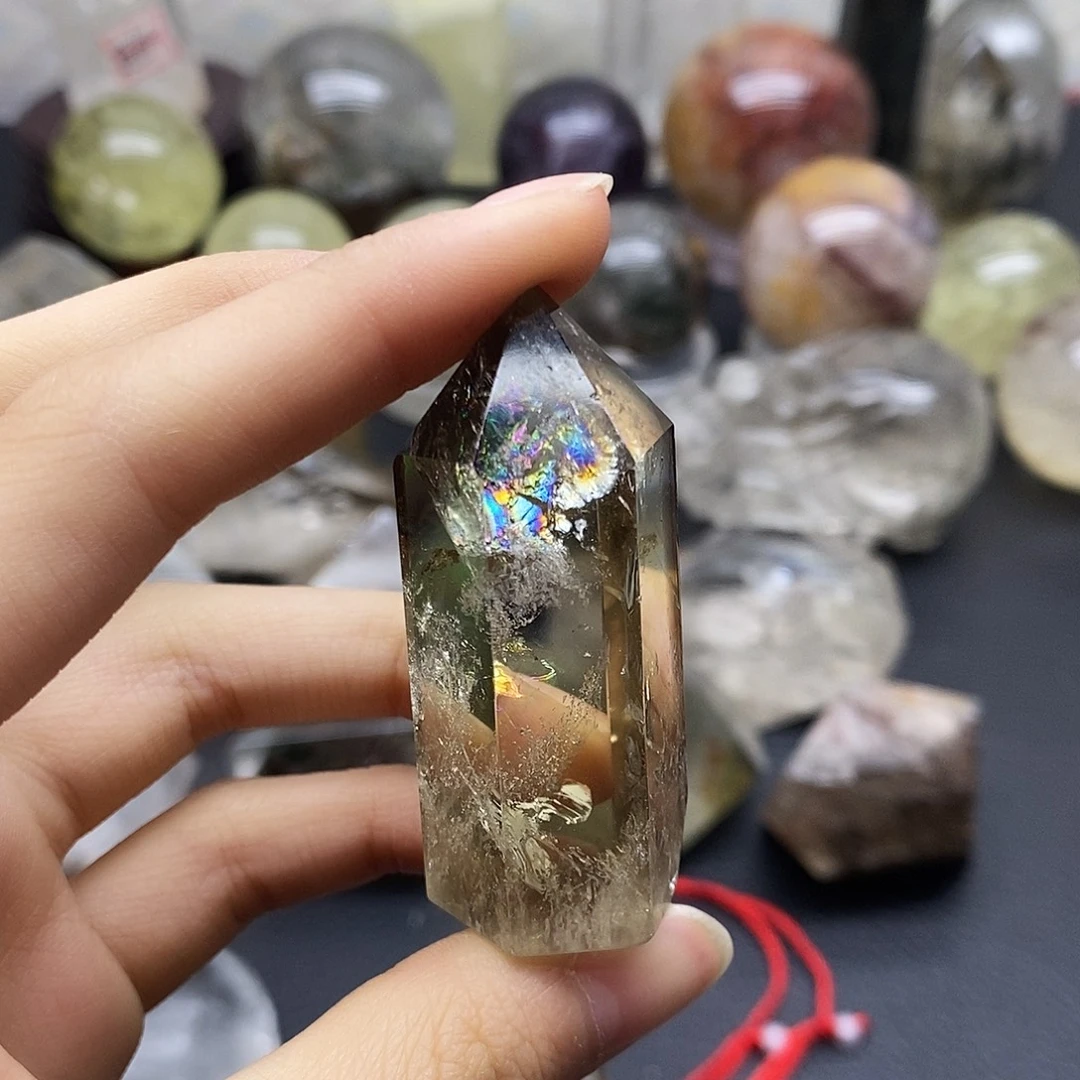 水晶未镶嵌珠宝半成品85水晶石