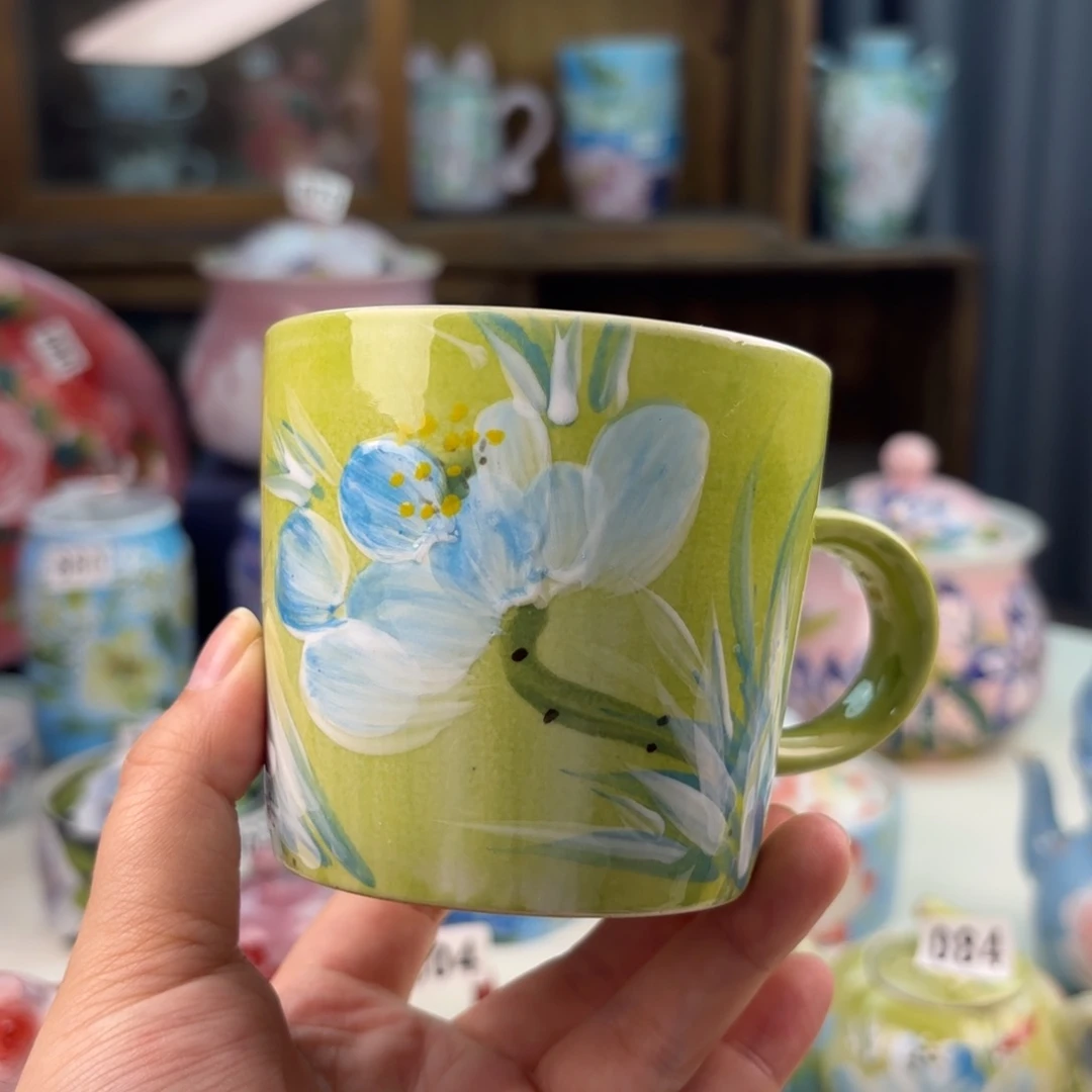 景德镇手绘高温釉下彩陶瓷茶具