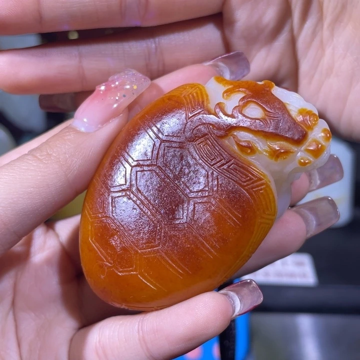 和田玉把件未镶嵌蒲*英