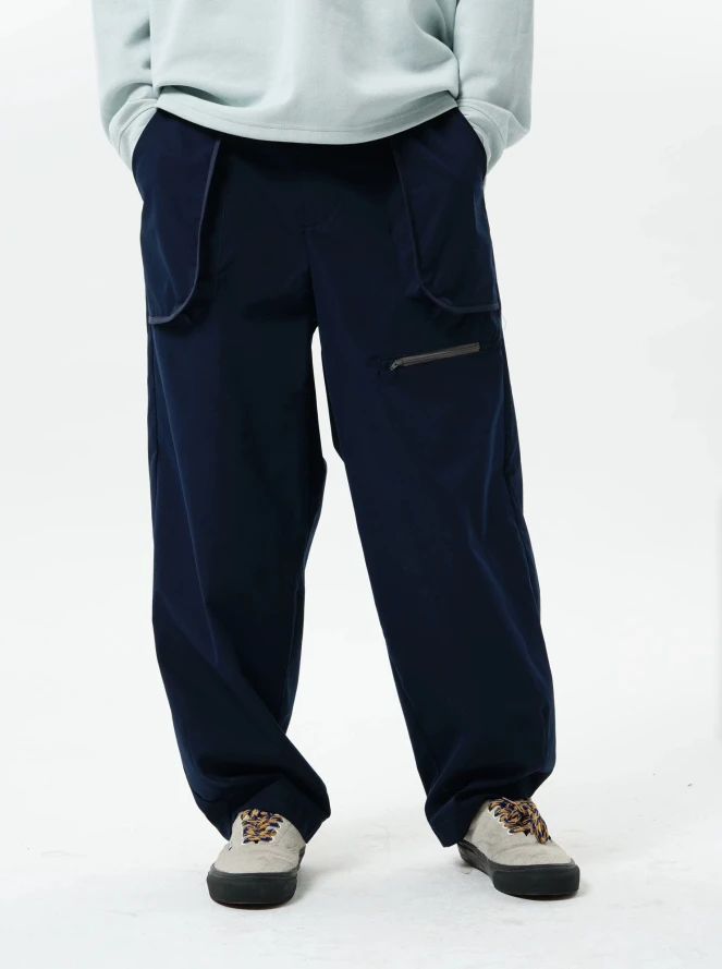 Q02-30336-SON立体口袋潮流时尚设计直筒休闲裤