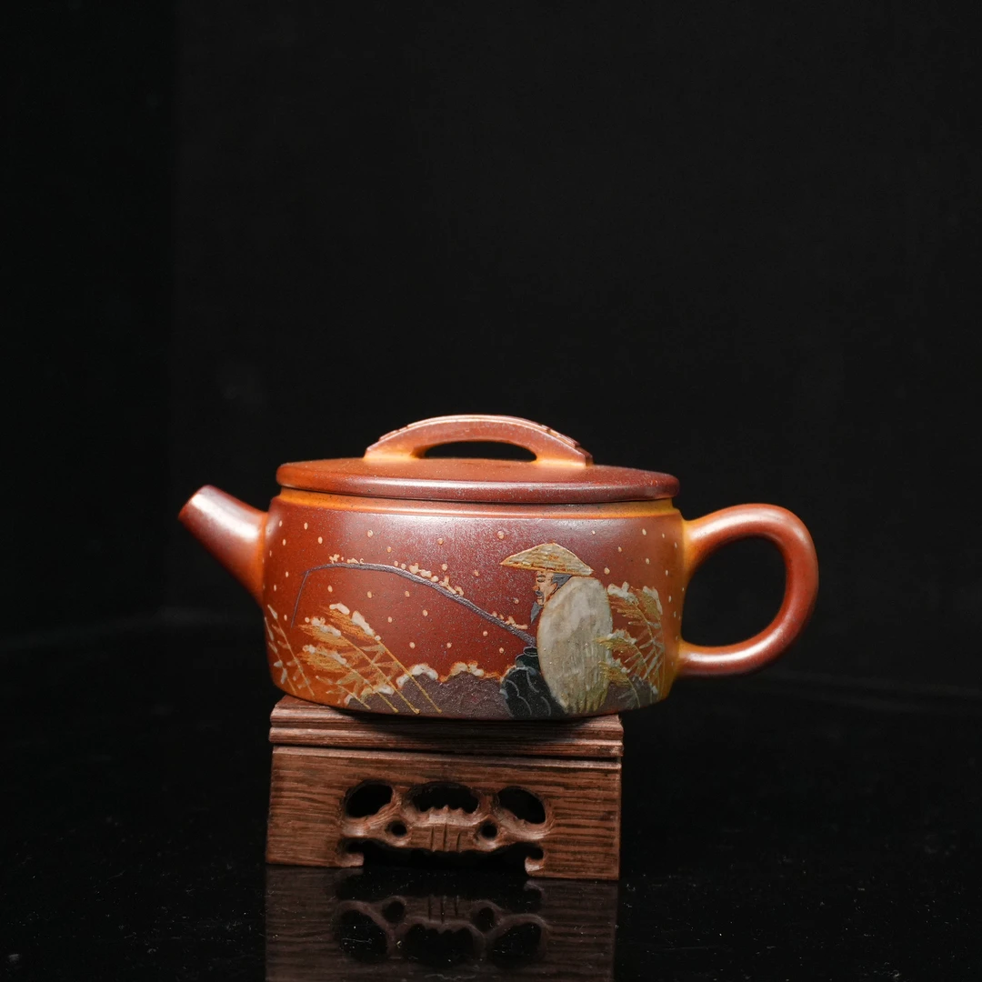 040  汉瓦 紫砂壶 310cc