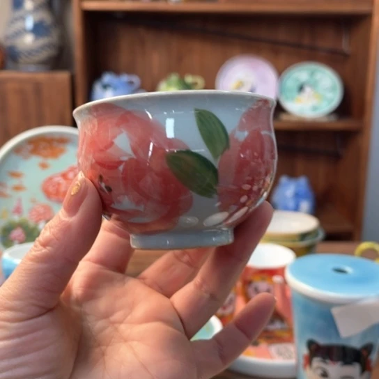 瓶景德镇釉下手绘陶瓷