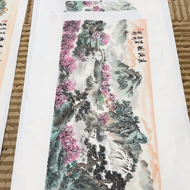 国画花鸟等多种鸟类三尺