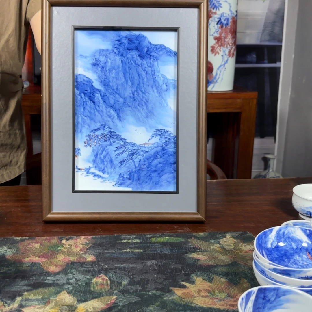 国一王老师手绘山水