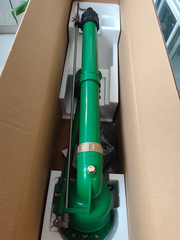 沣收70涡轮大喷枪0-48度可以调节喷洒幅度可达70米适用卷盘喷灌机