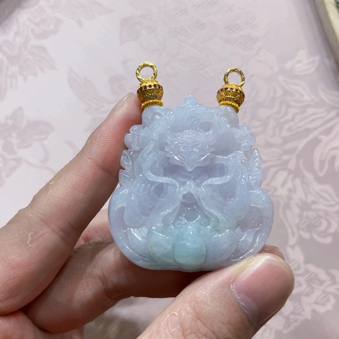 吊坠(赠链)合金翡翠代编织