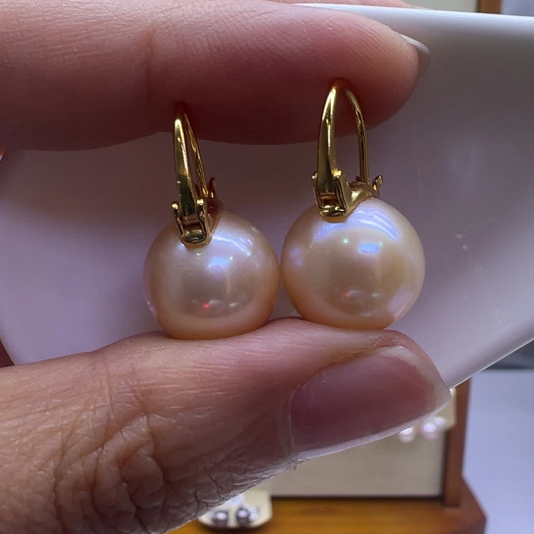 耳饰淡水珍珠银S925镶嵌