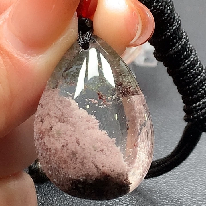 水晶吊坠(不含链)未镶嵌仰*雪