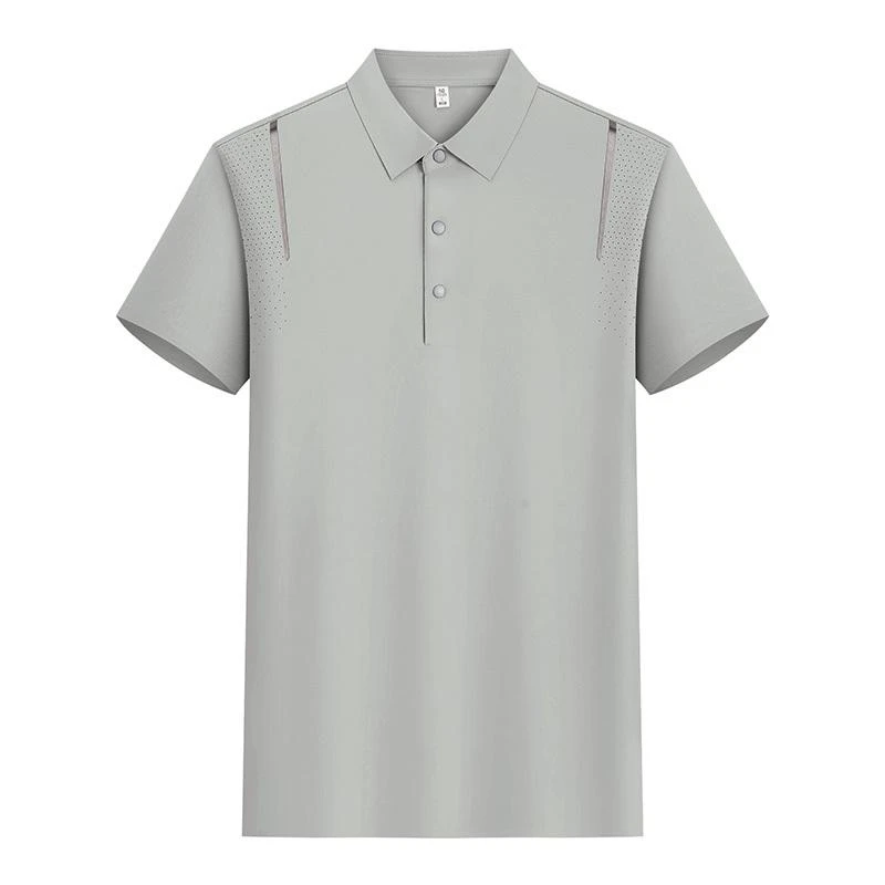 男士短袖轻薄休闲商务透气polo衫运动时尚户外百搭夏季半袖纯色