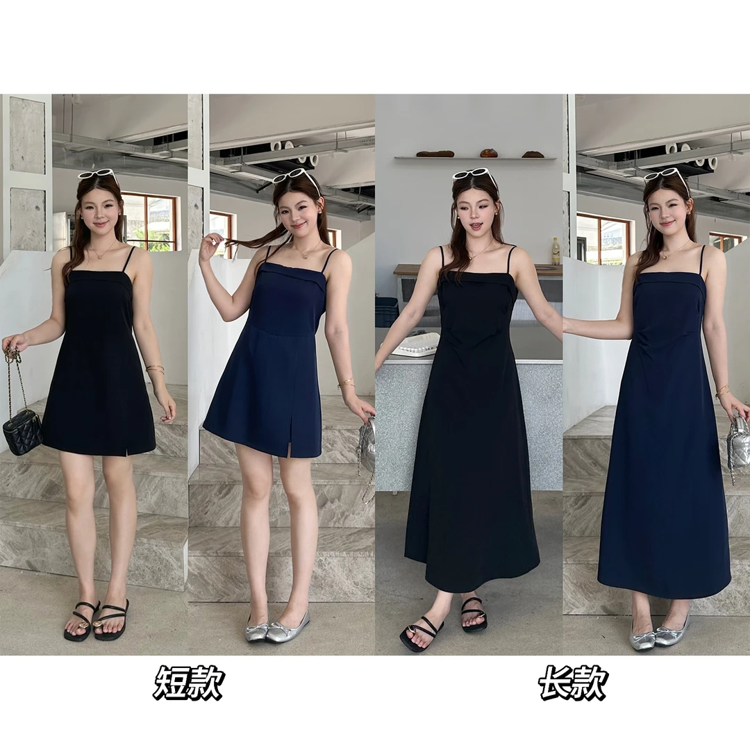 裂渡宣宣【视觉沦陷】微胖大码女背带短裙裤款+吊带连衣裙ZY506A102