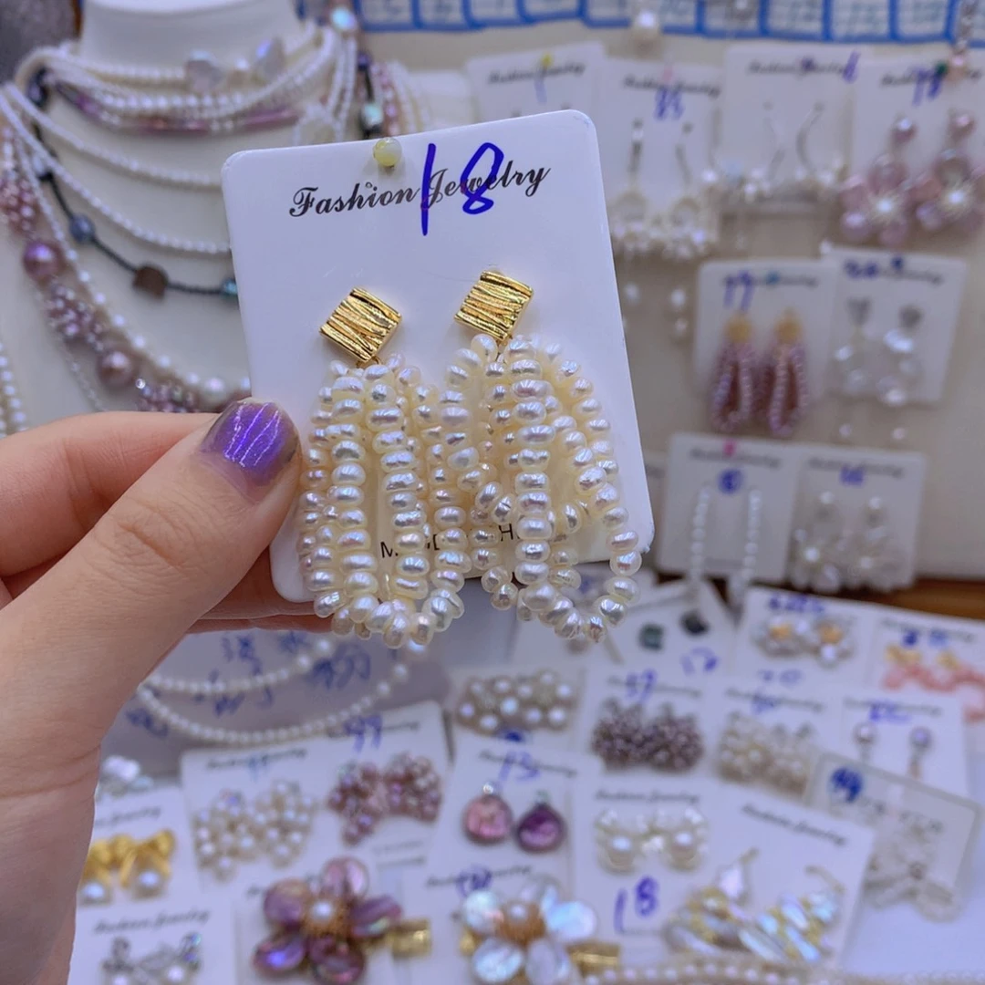 淡水珍珠颈饰银S925镶嵌