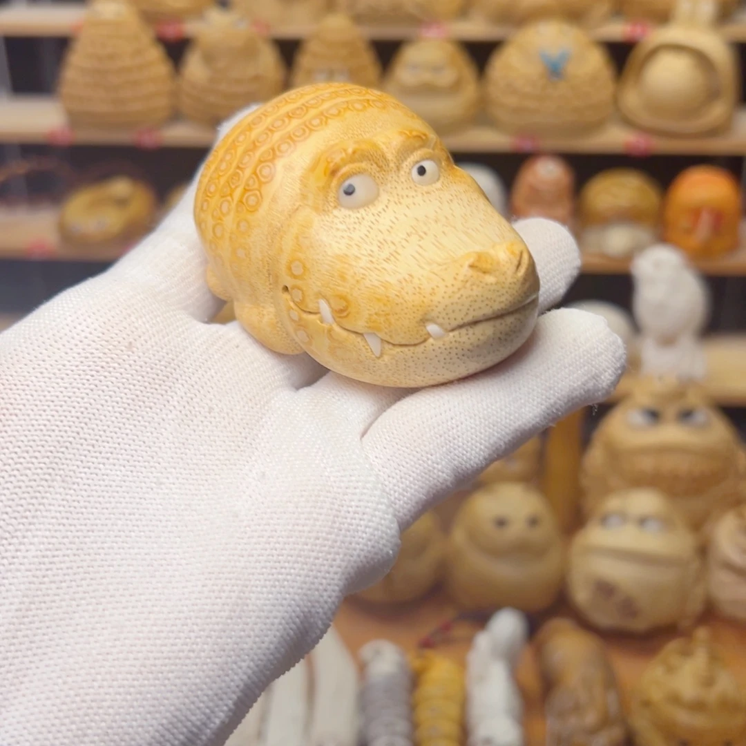 竹类竹根雕鳄鱼1111111