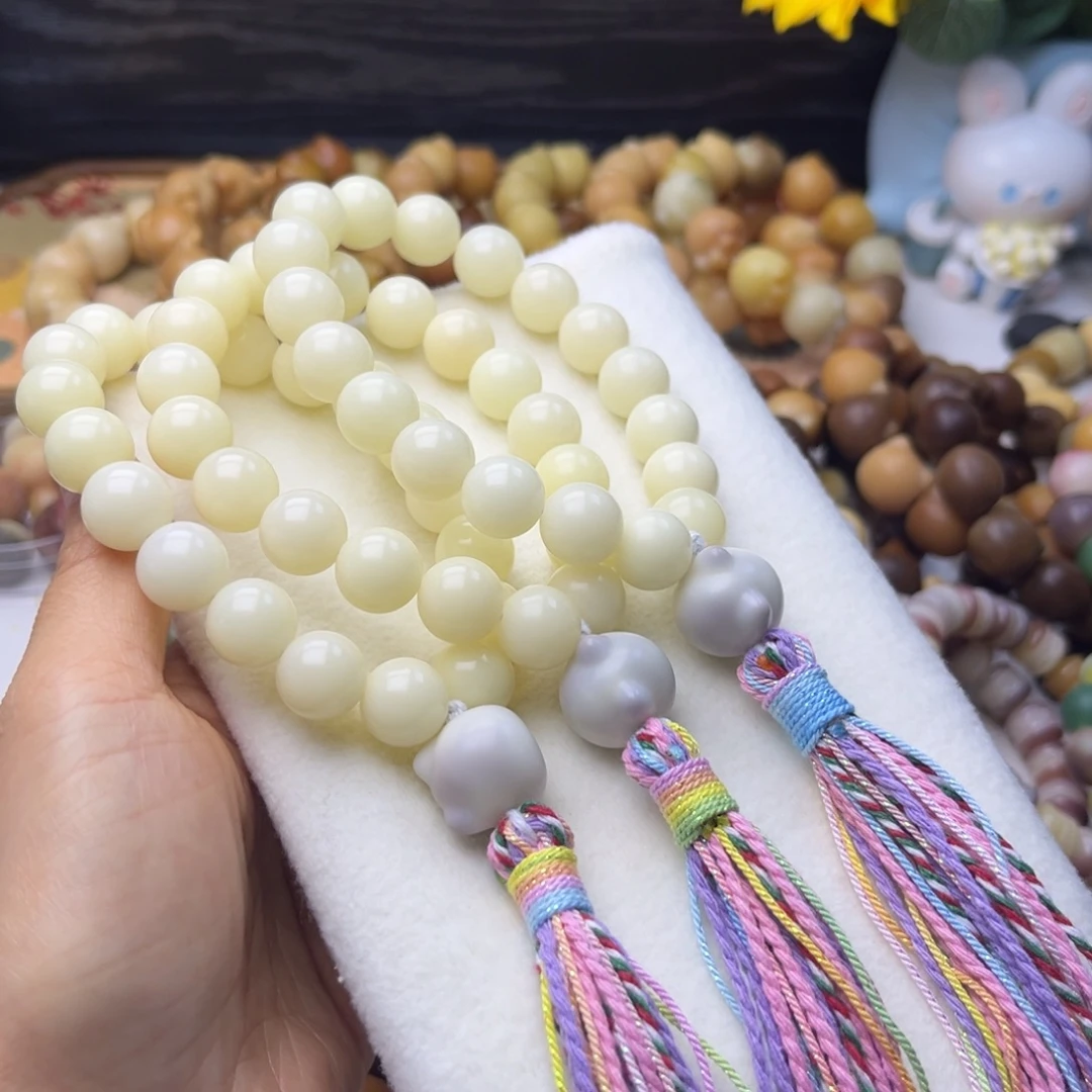 菩提根/象牙果吊坠圆珠13mm手持通货一串