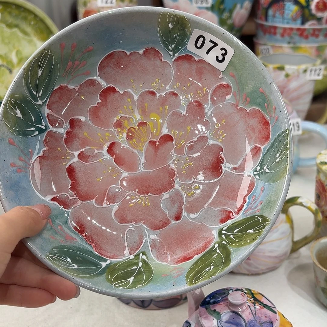 景德镇手绘高温釉下彩陶瓷茶具