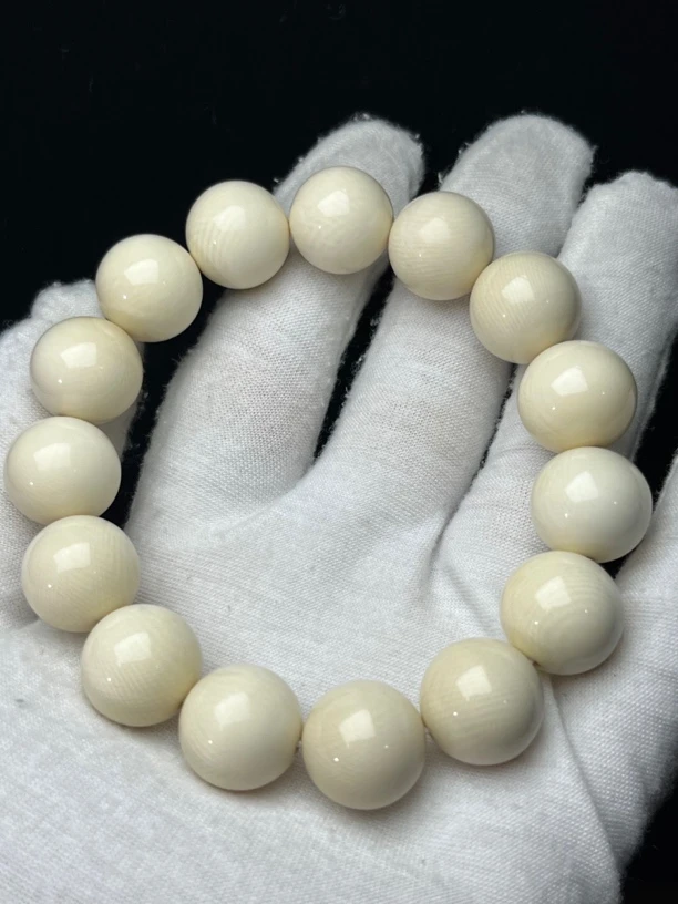【小熊猛犸】爆款！5A猛犸象牙15mm手串全品毕业级文玩手串