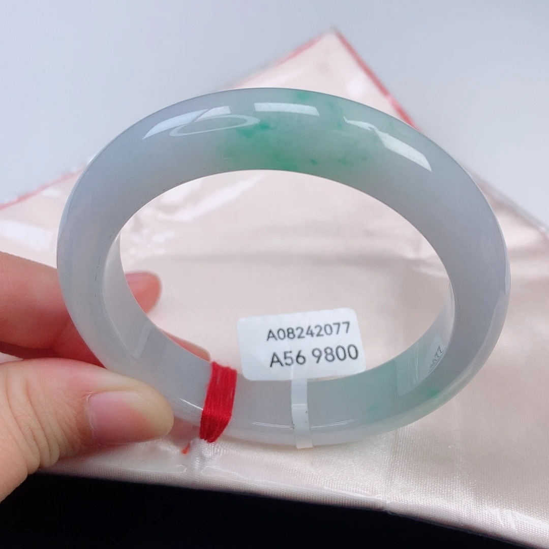 未镶嵌手镯翡翠56正圈