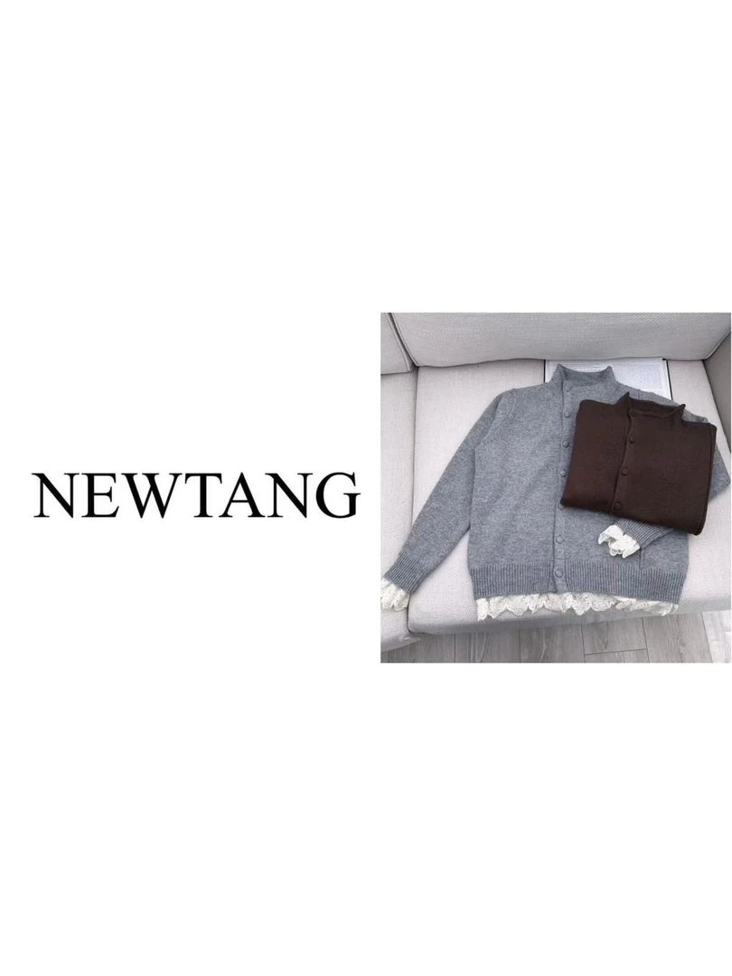 【蕾丝】264慵懒风软糯毛衣外套高级感宽松显瘦外穿针织衫上衣