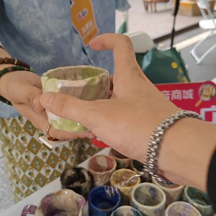 摆件沐泽若芳纯手工主人杯