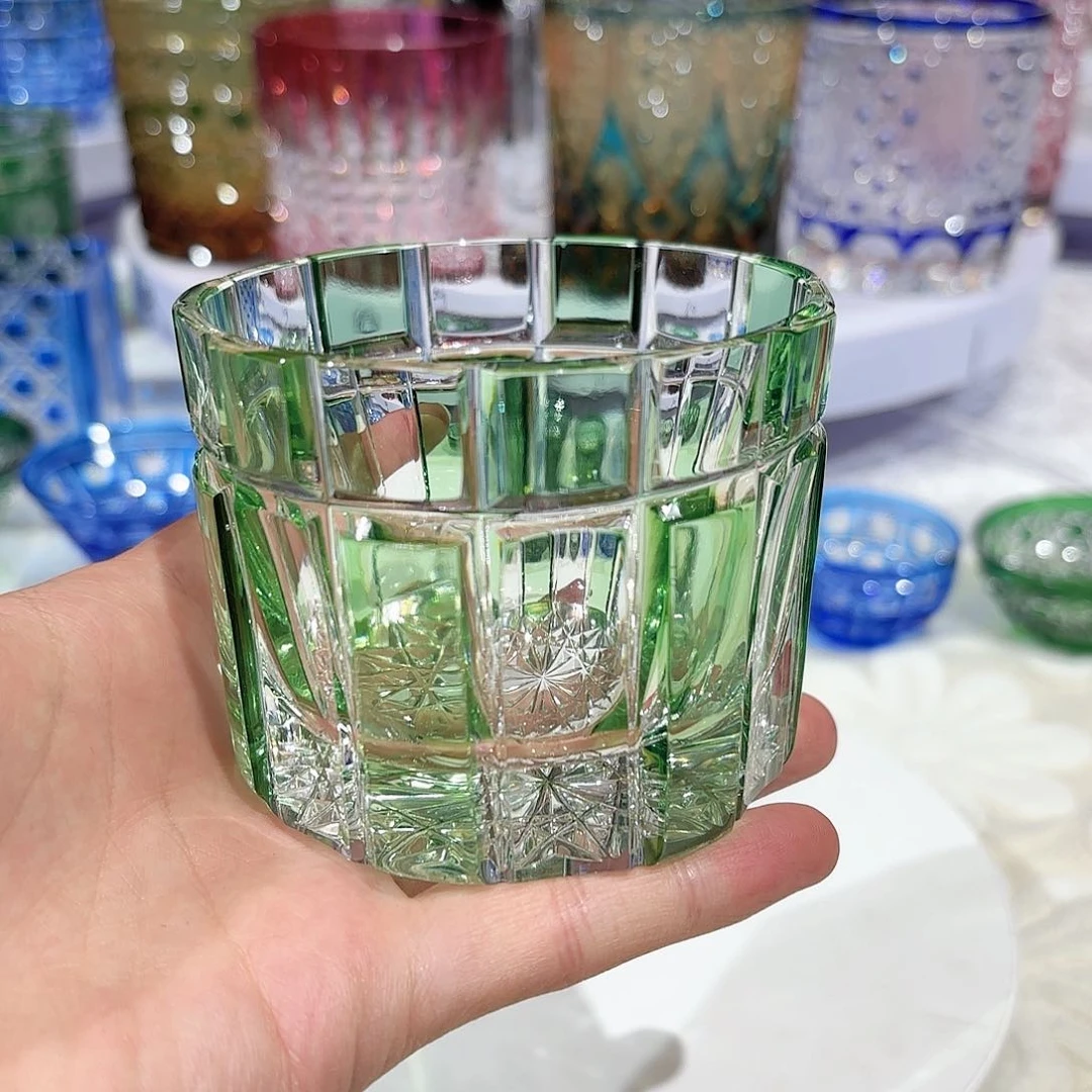 水晶杯水晶花瓶果盘通宝工艺品