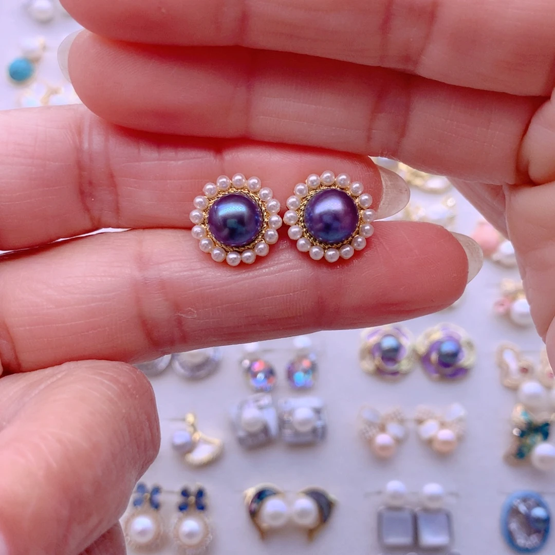 耳饰淡水珍珠合金