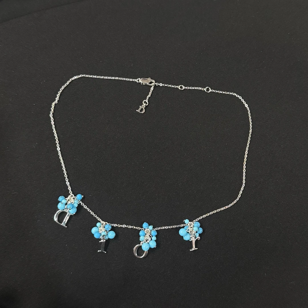 99新 DIOR/迪奥 乱乱子中古汉堡/项链/18968078