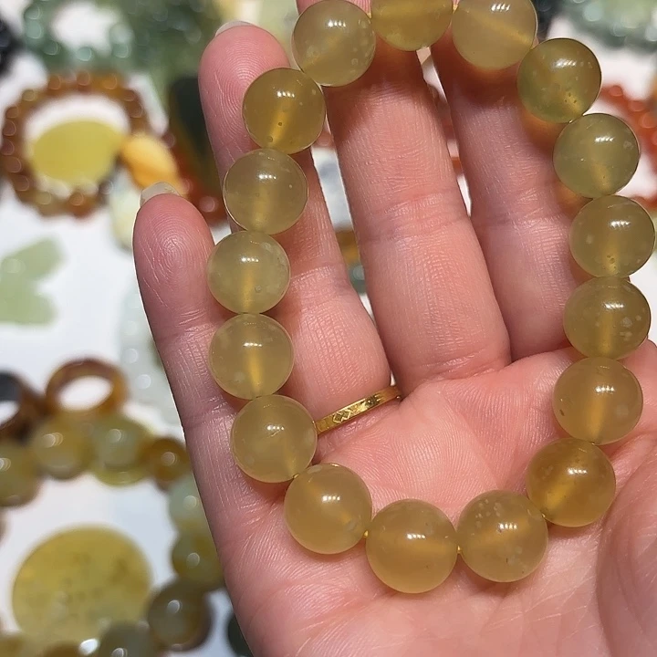 蛇纹石玉未镶嵌手串