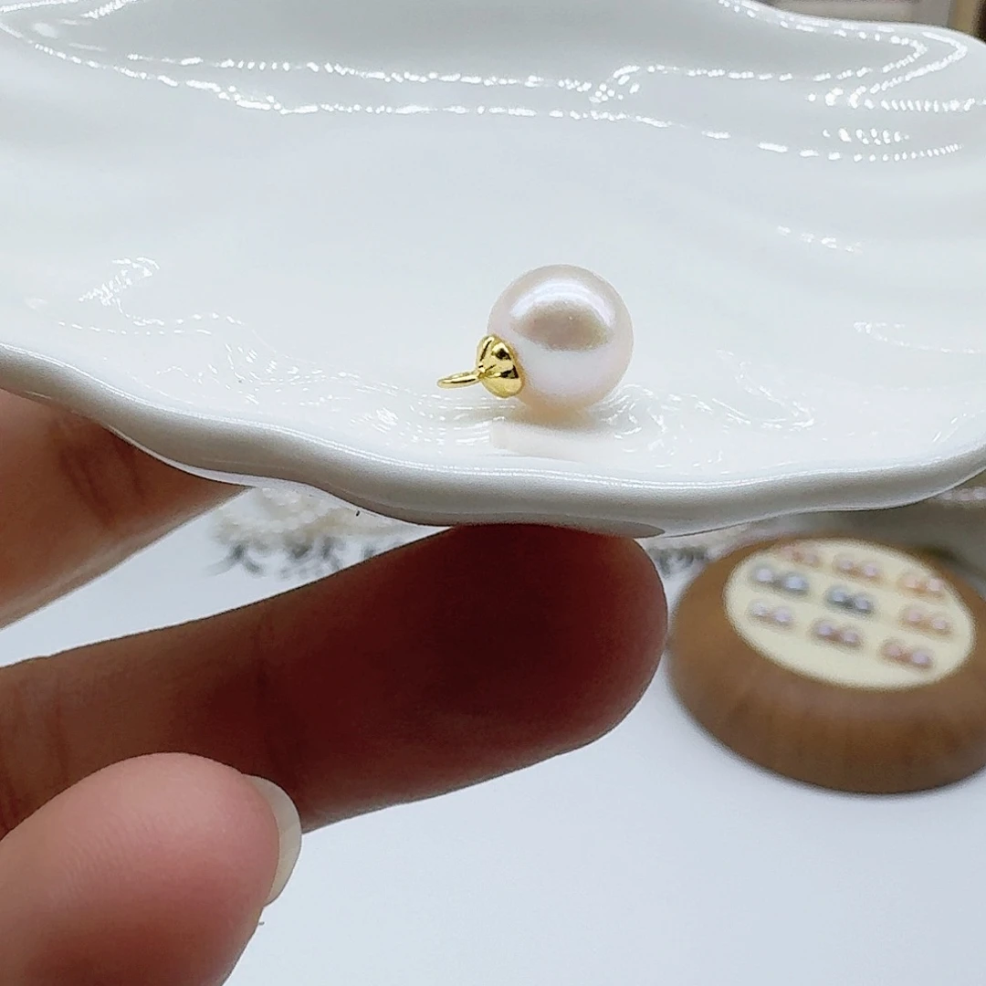 银S925镶嵌颈饰淡水珍珠