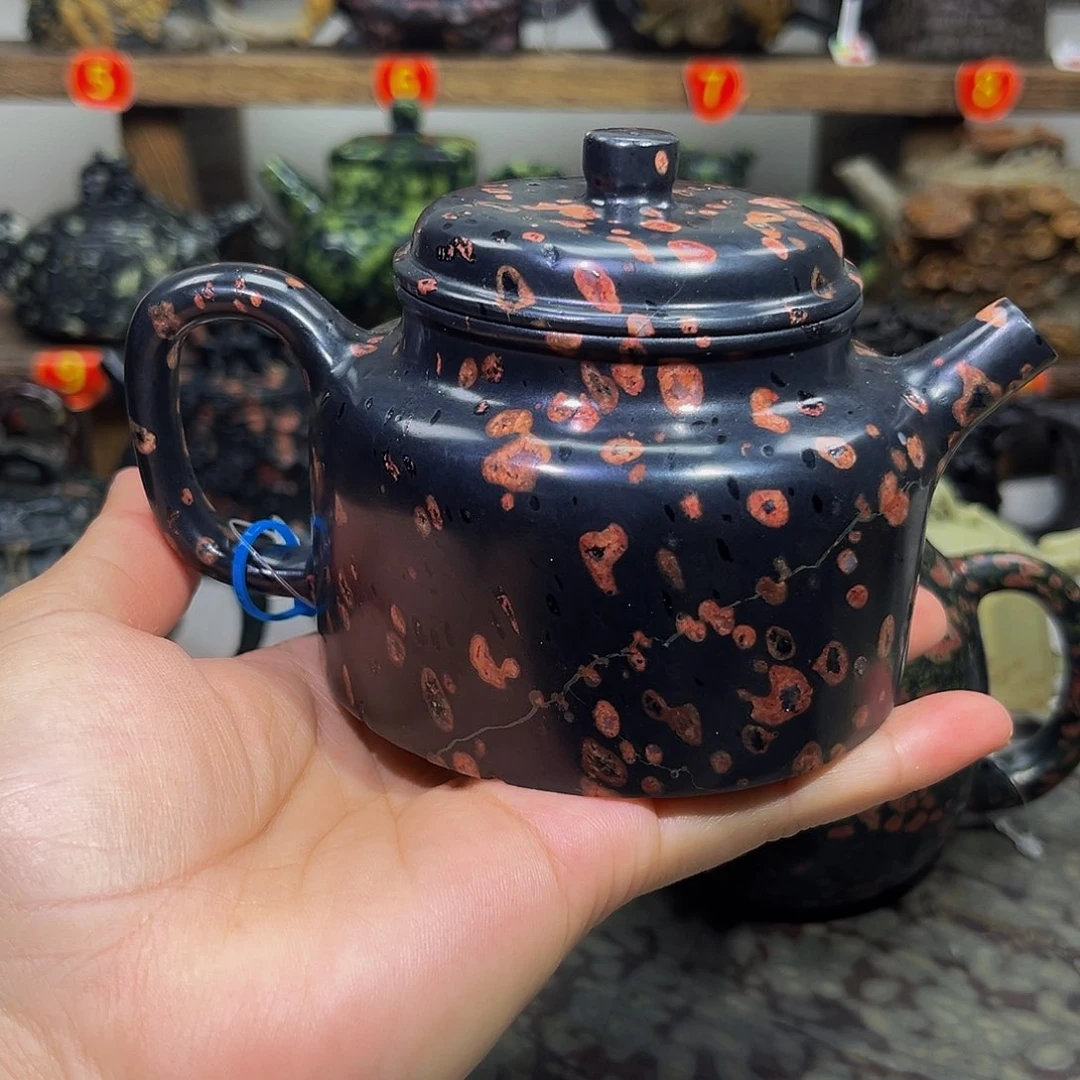 梅花石安山玉德宗壶微瑕240c