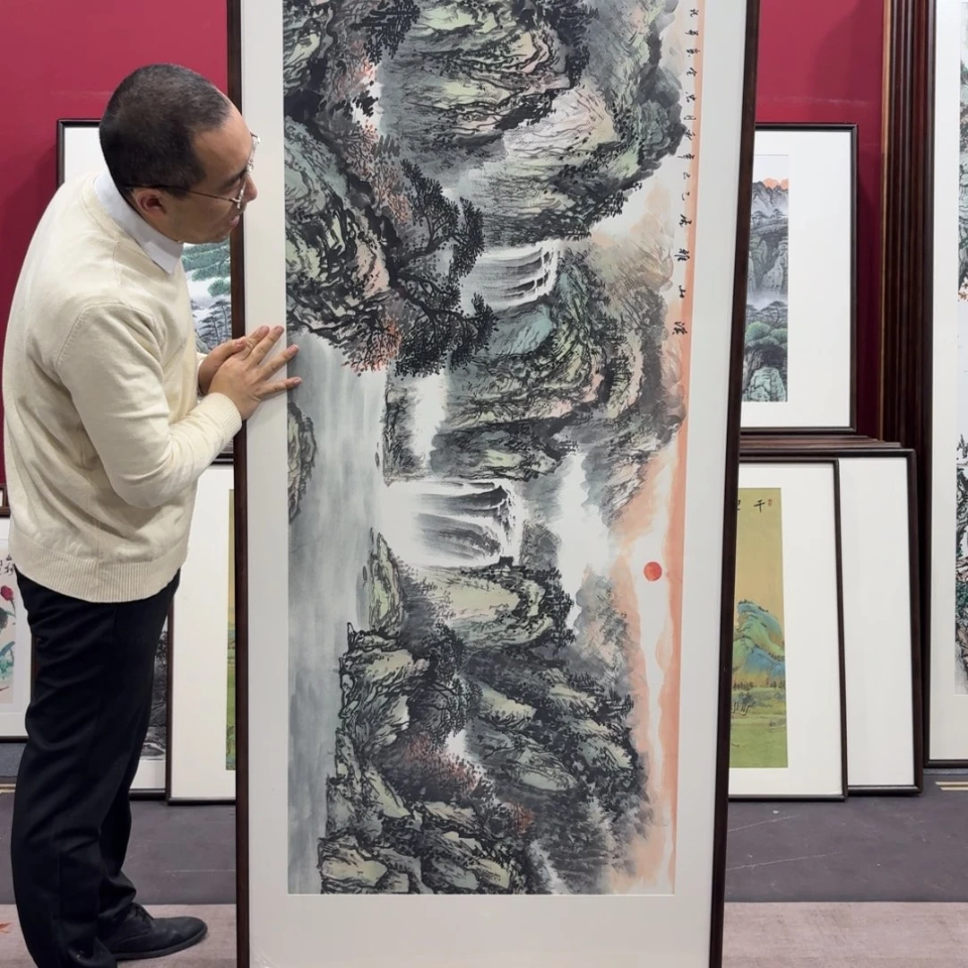 国画手绘作品210/80