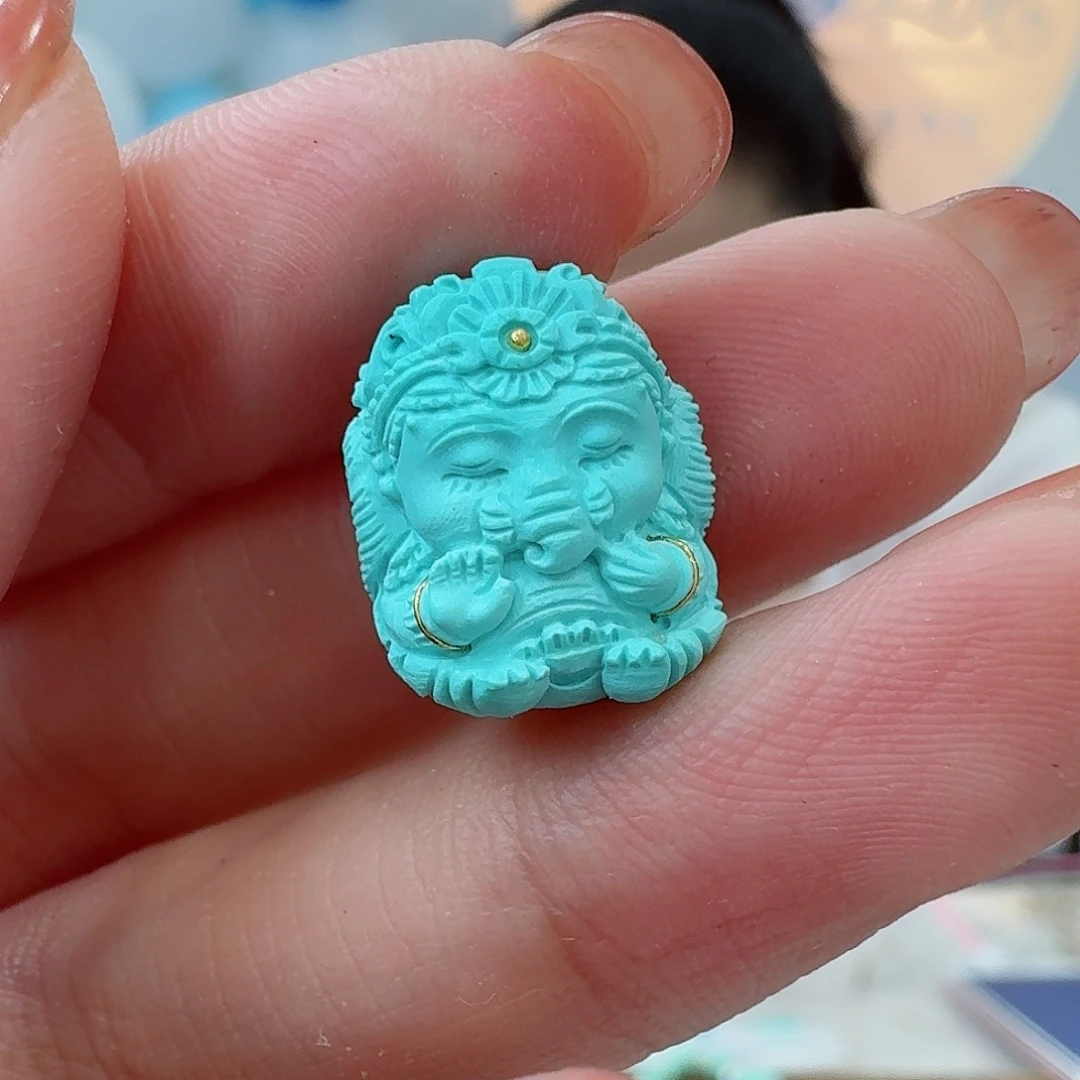 未镶嵌绿松石珠宝奇石