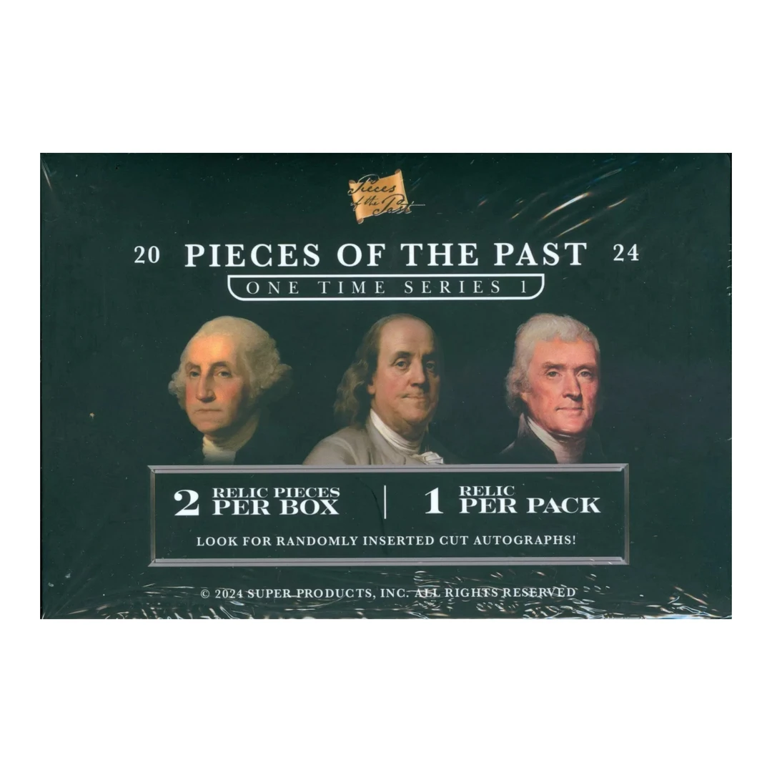 2024年美国历史名人盒 Pieces Of The Past One Time收藏卡牌拆卡