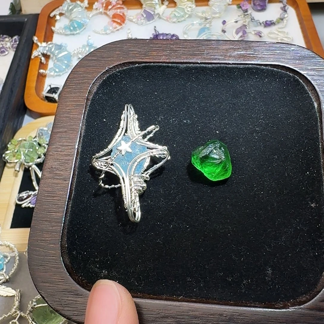 善***鸭手工定制芒星吊坠
