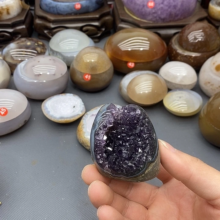 摆件紫晶未镶嵌紫晶