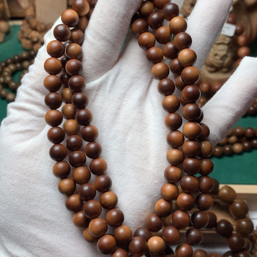 檀香木手串/手链老山檀香0.8多圈沉水