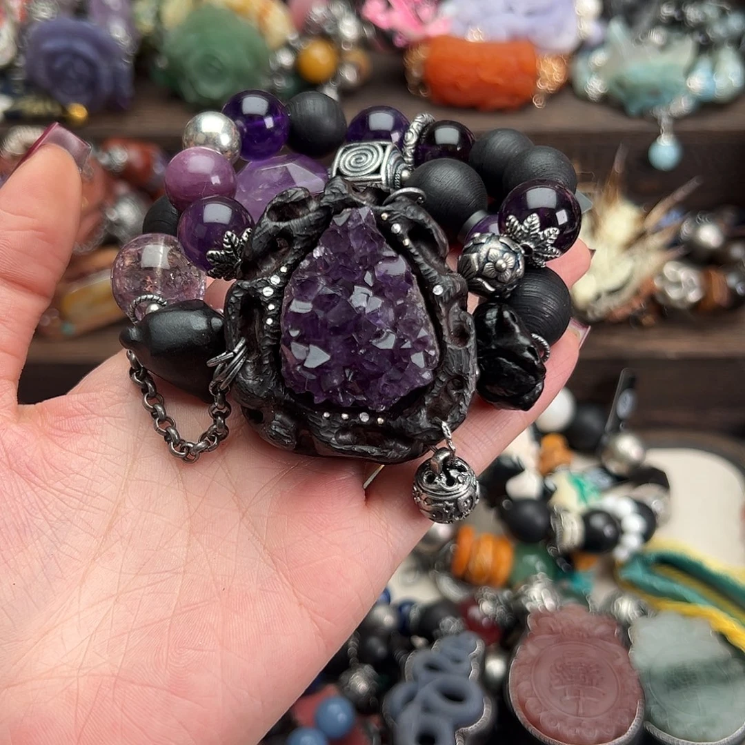 烤***·风车木（黑檀木）手串/手链