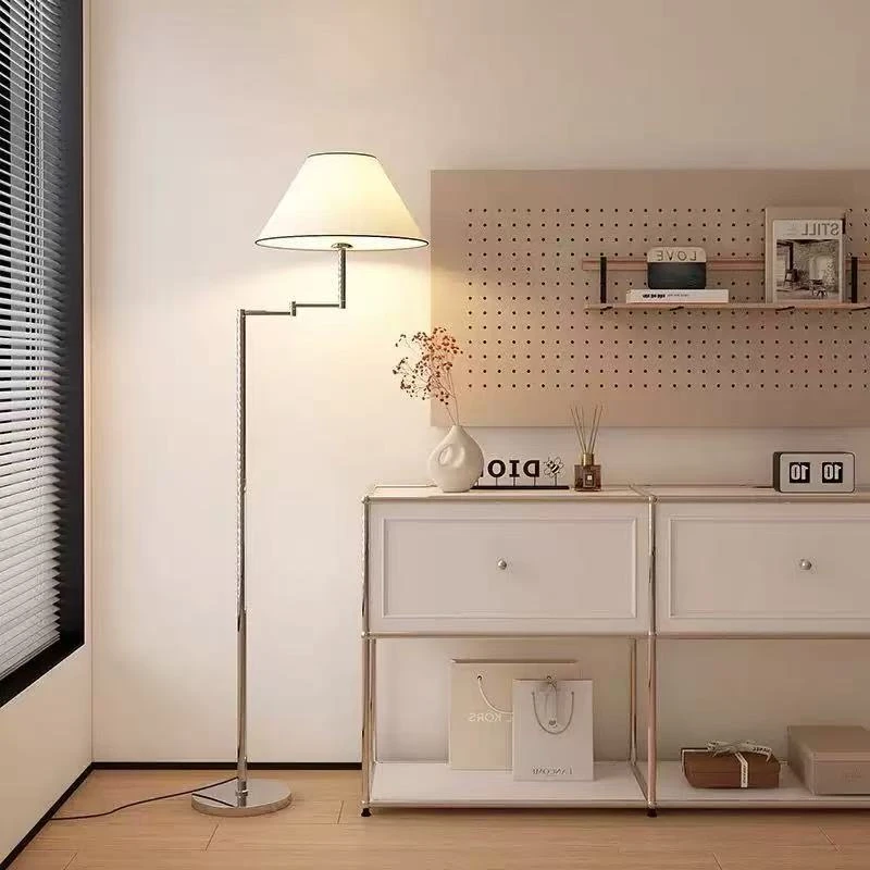 妃饰轻奢摇臂阅读落地灯网红卧室书房儿童房间学生宿舍护眼装饰灯