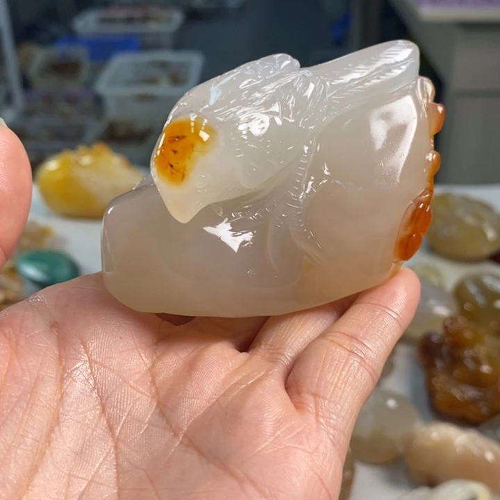 玛瑙/玉髓未镶嵌吊坠(不含链)